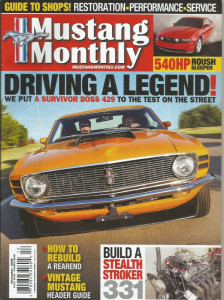 MUSTANG MONTHLY 2009 DEC - BOSS 9, HEADER GUIDE, 400hp 289 SLEEPER